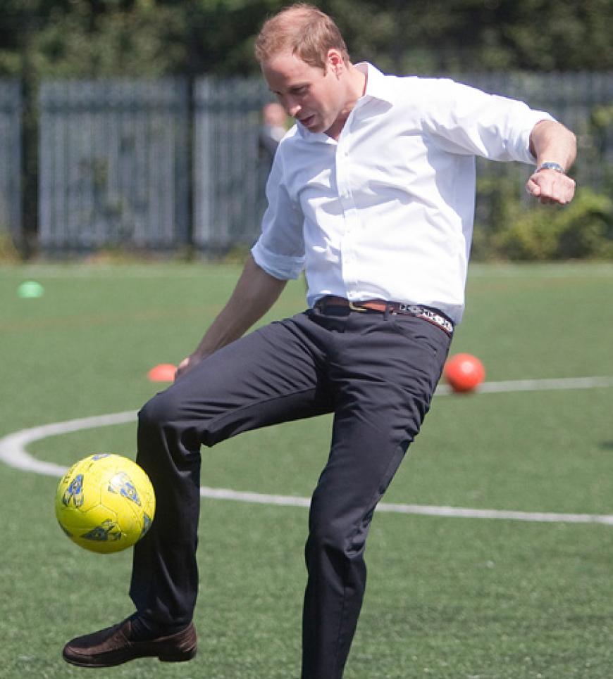 Anschließend ging es wieder weiter zum Fußball-Training