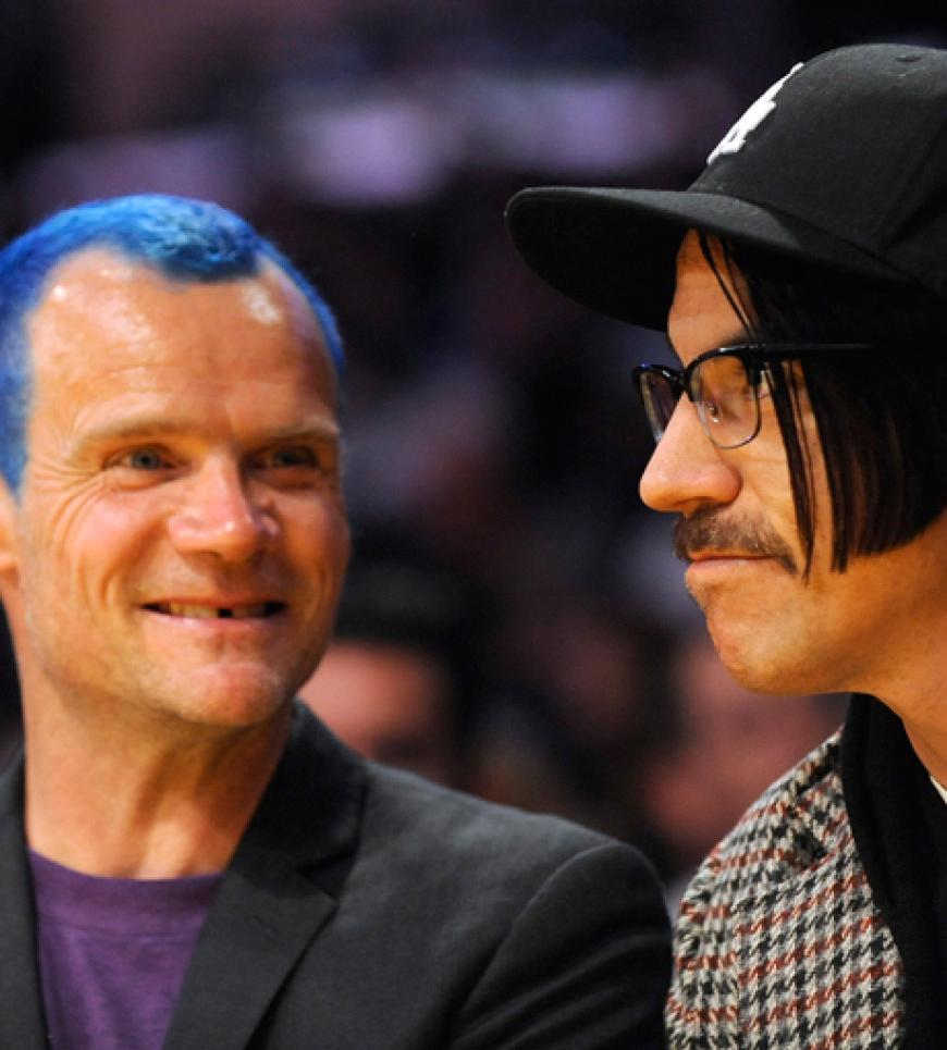 Flea und Anthony Kiedis von den Red Hot Chili Peppers