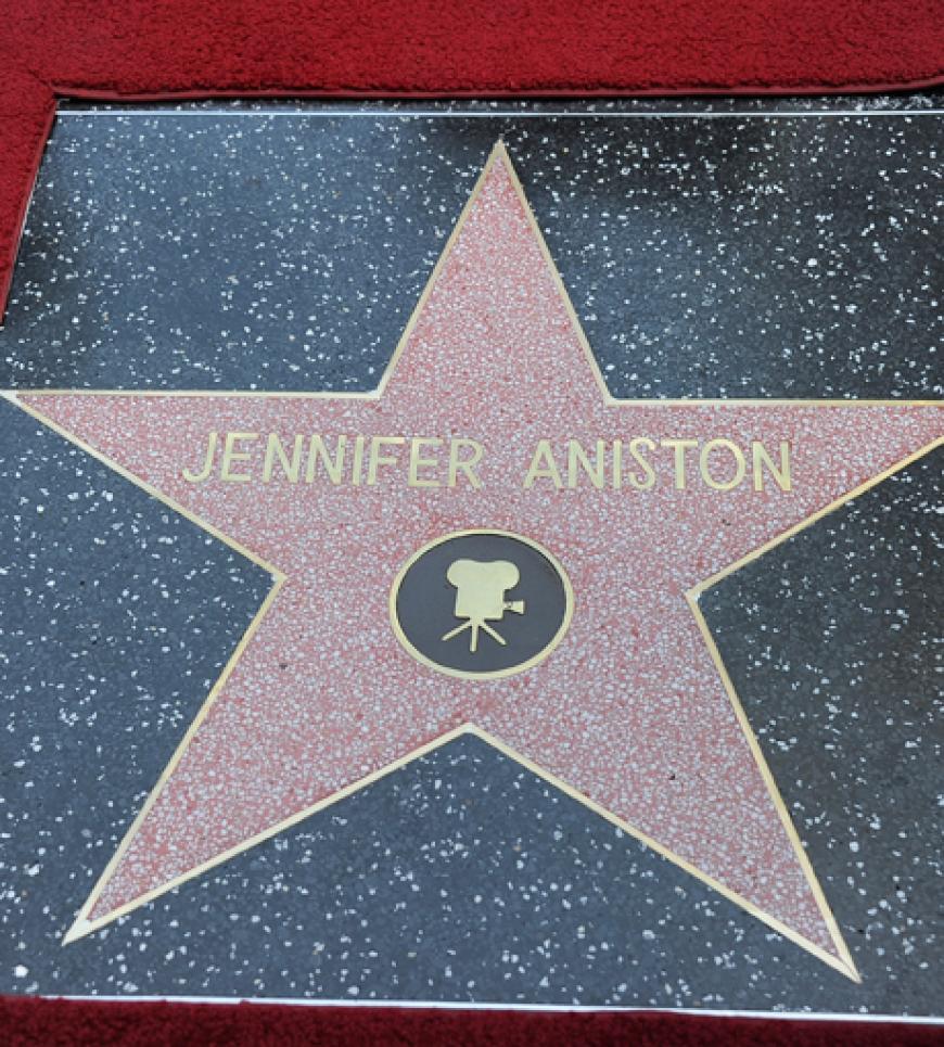 Jennifers Stern hat die Nummer 2.462 und liegt an der Ecke Vine Street vor dem W Hollywood Hotel