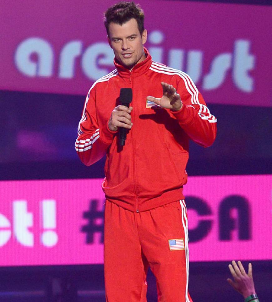 ... mal zeigte sich der Schauspieler von seiner sportlichen Seite