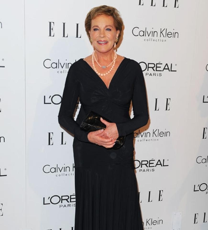 Die britische Schauspielerin Julie Andrews freute sich schon sehr auf den Abend