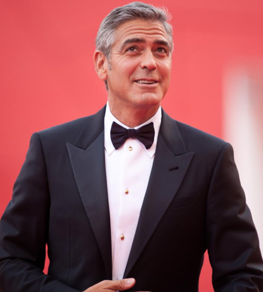 Gut gelaunter Sunnyboy: George Clooney feiert seinen Eröffnungsfilm in Venedig