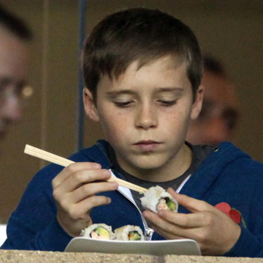Vorher gabs aber noch eine ordentliche Portion Sushi