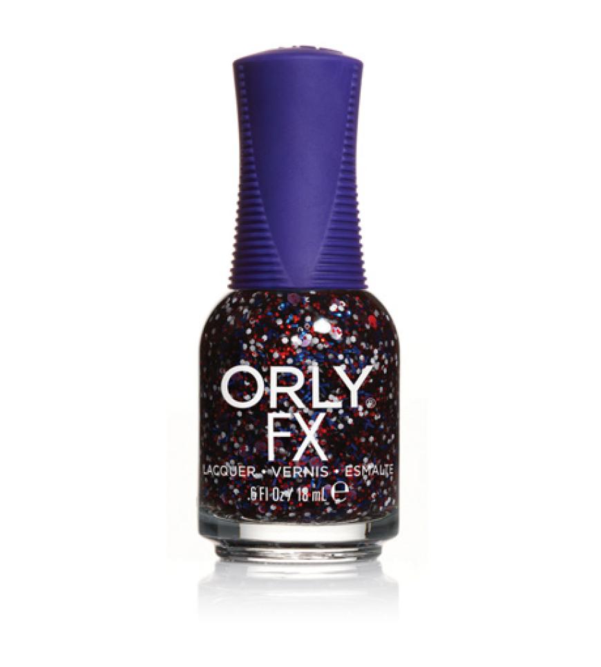 Schwarzer Glitter-Nagellack von Orly (