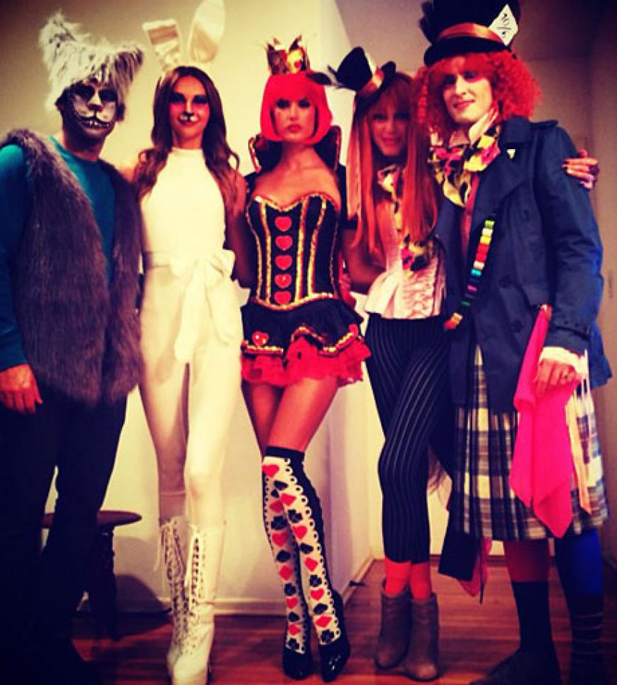 Topmodel´ Alessandra Ambrosio verkleidete sich als