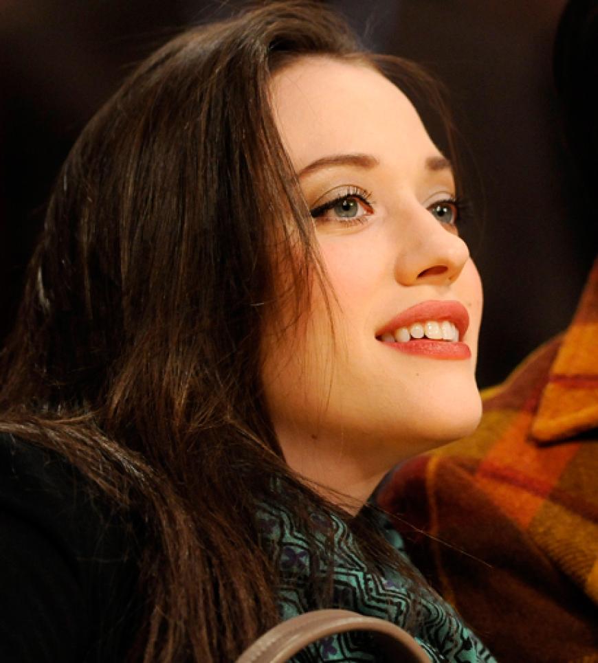 Fieberte am Spielfeldrand mit: Schauspielerin Kat Dennings