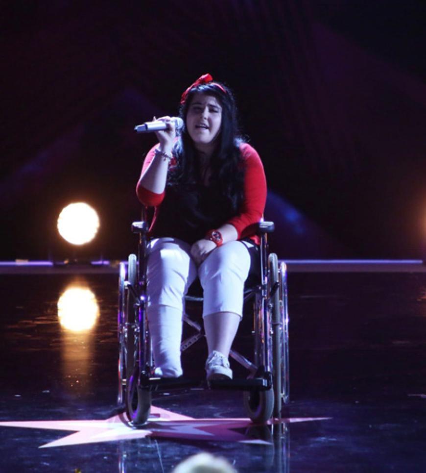 Publikumskandidatin Julia Kraus singt sich in die Herzen der Jury