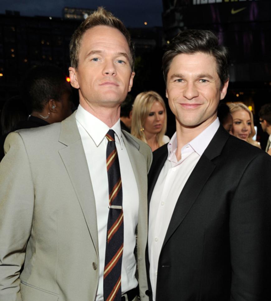 Neil Patrick Harris brachte seinen Lebensgefährten David Burtka mit zur Show