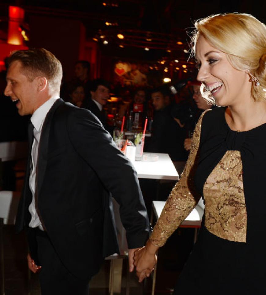 Für das größte Blitzlichtgewitter sorgte aber dieses Paar: Oliver Pocher und Sabine Lisicki