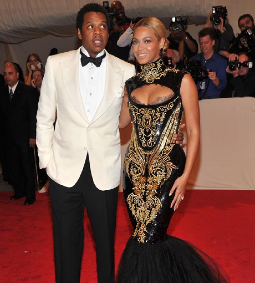 Tolles Paar: Jay Z und Beyoncé Knowles (in Emilio Pucci) sorgten für viel Blitzlichtgewitter