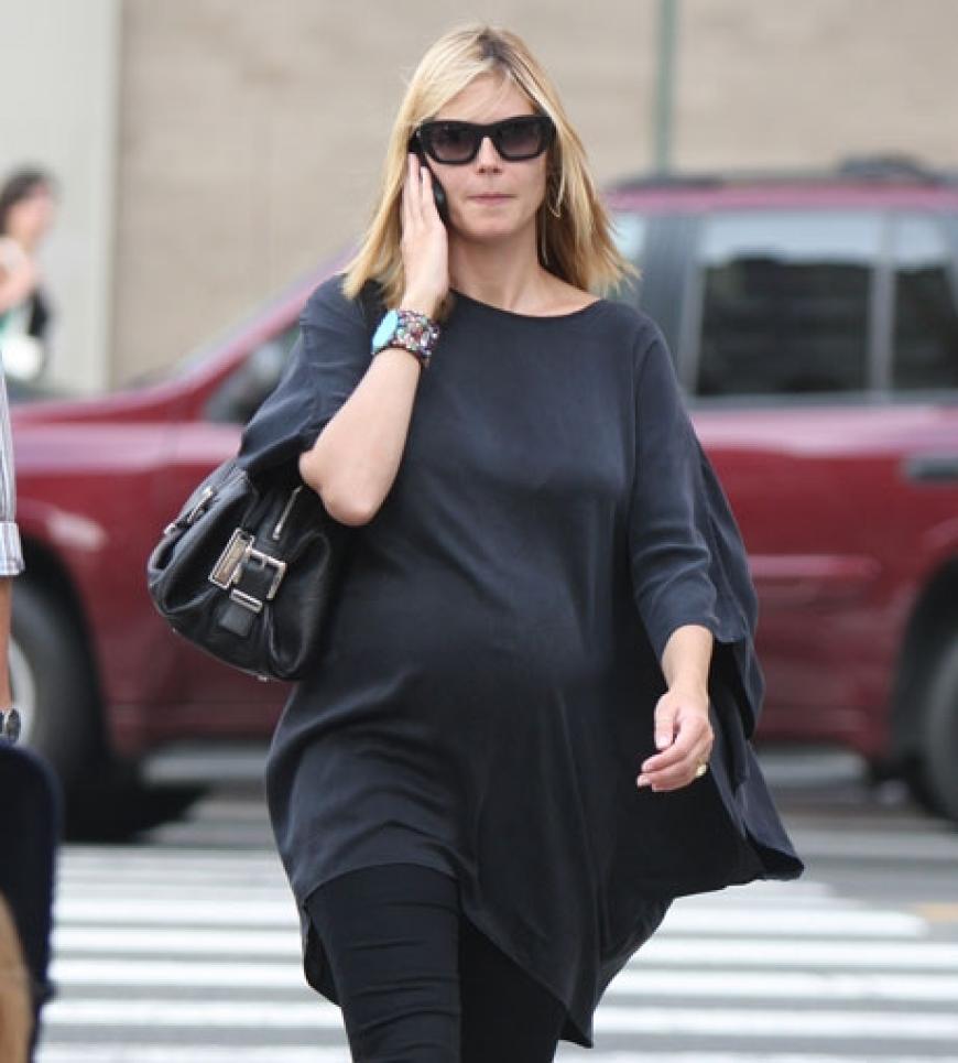 So schön schwanger! Heidi Klum erwartet gerade ihr viertes Kind und genießt ihre Schwangerschaft