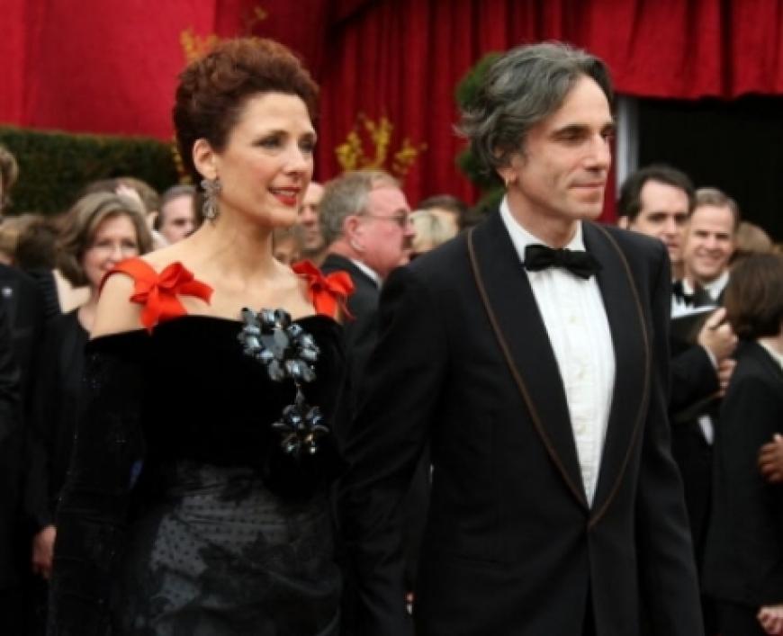 Oscar-Preisträger Daniel Day-Lewis mit Ehefrau Rebecca Miller