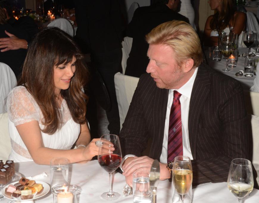 Auch Tennislegende Boris Becker durfte bei diesem Event nicht fehlen. Er war ohne Ehefrau Lily gekommen, unterhielt sich aber bestens mit Heiner Lauterbachs Frau´ Viktoria, die ebenfalls ohne ihre bessere Hälfte gekommen war