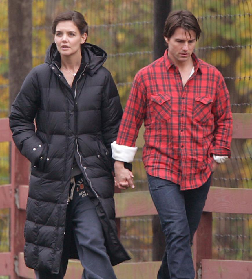 Das Paar privat: Von Anfang an wurde die Beziehung zwischen Katie Holmes und Tom Cruise als inszeniert empfunden. Wie es wirklich war, wissen nur die Beiden selbst