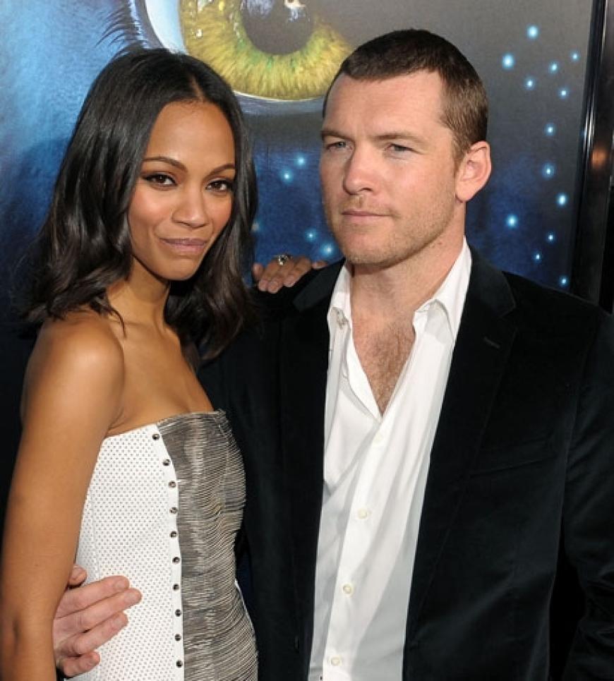 Die Hauptdarsteller des teuersten Film aller Zeiten: Zoe Saldana und Sam Worthington