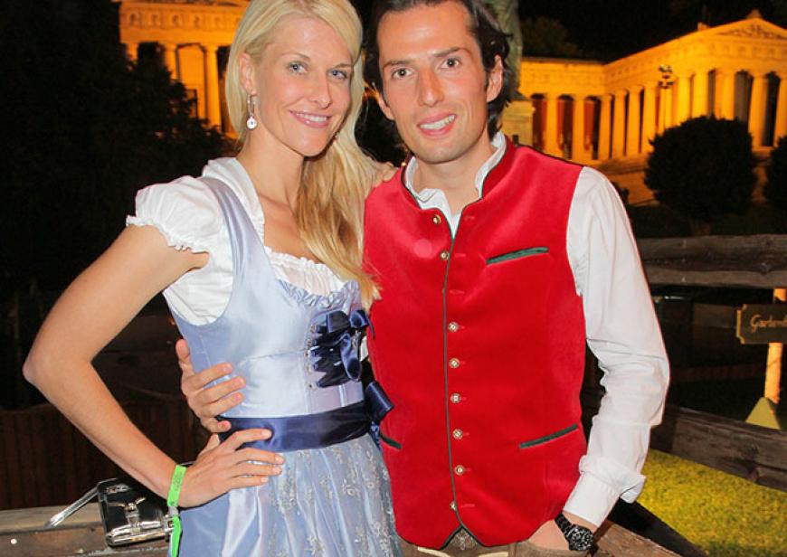 Filmproduzent Quirin Berg mit Freundin Natascha Grün