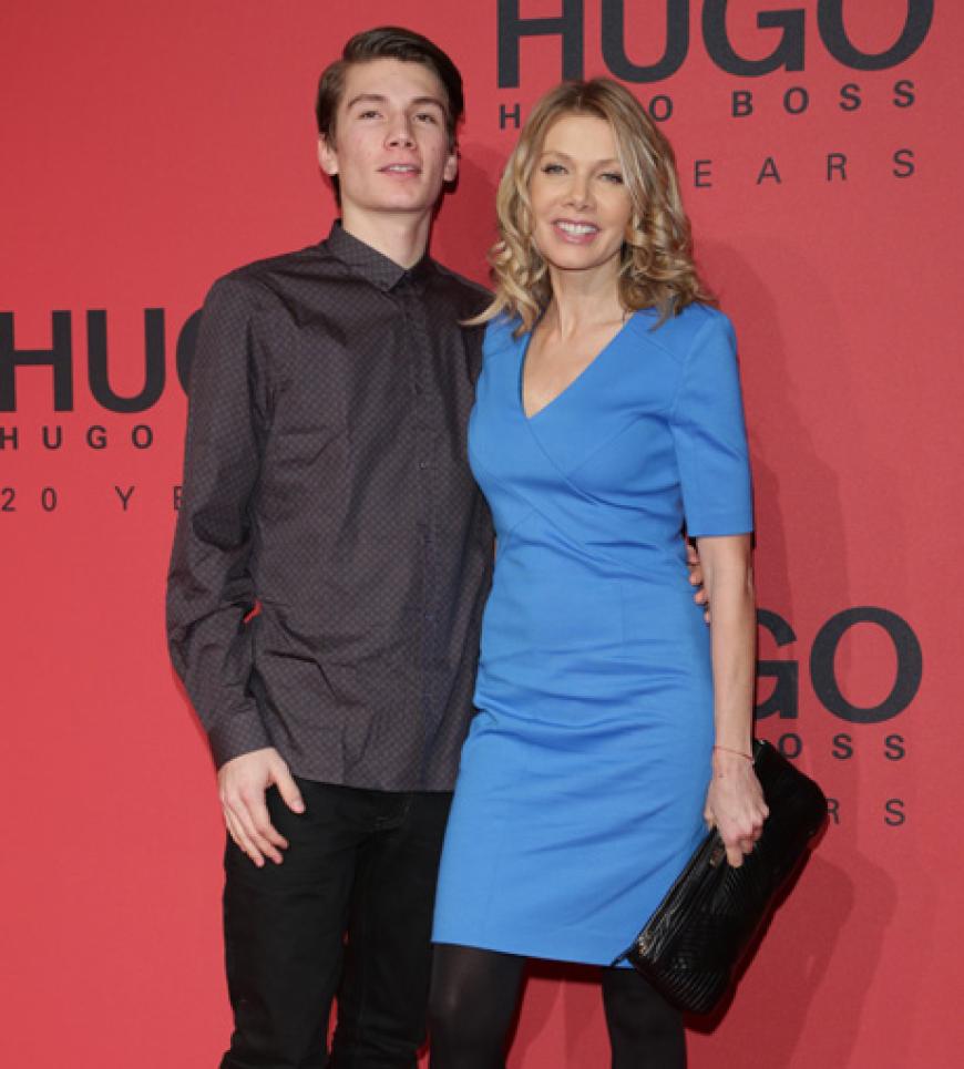 Ursula Karven mit ihrem Sohn Christopher