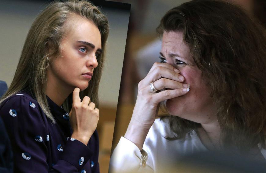Ist Michelle Carter (l.) der fahrlässigen Tötung schuldig? Die Angehörigen von Conrad Roy kämpften vor Gericht mehr als einmal mit den Tränen.