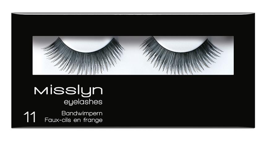 „Eyelashes“-Bandwimpern von Misslyn, ca. 8 Euro