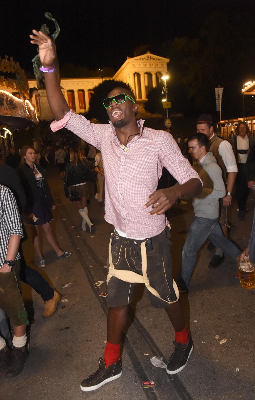 Usain Bolt auf der Wiesn 2016