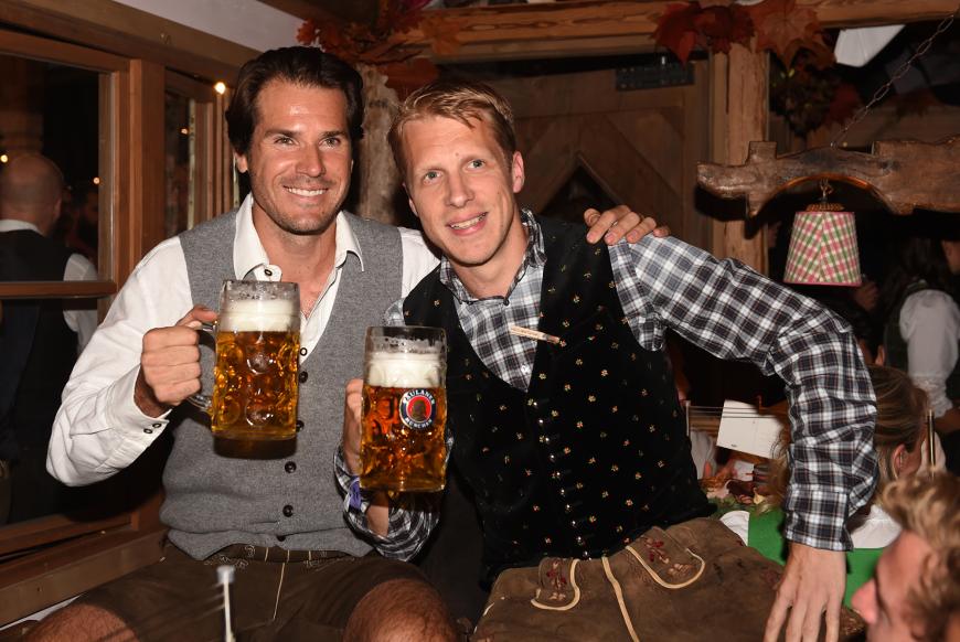 Tennisspieler Tommy Haas und Oliver Pocher