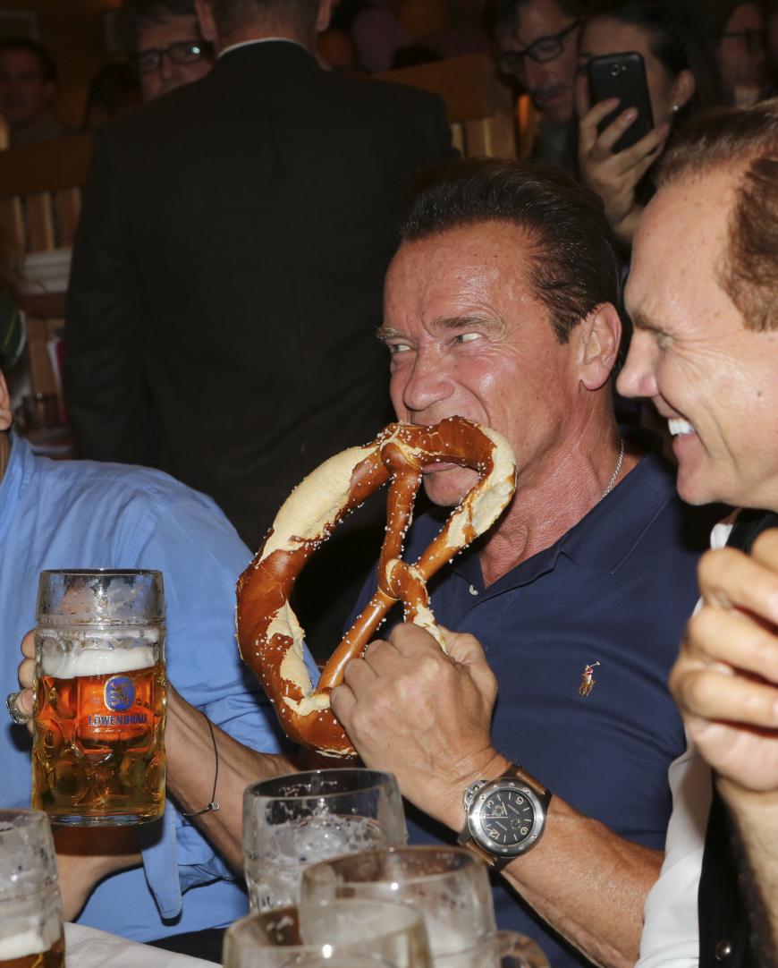 Er kam mit gutem Hunger und vor allem super Laune...