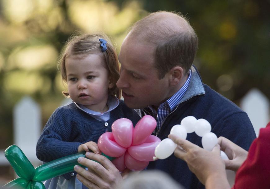 Heute mal im Partnerlook mit Papa William: Prinzessin Charlotte