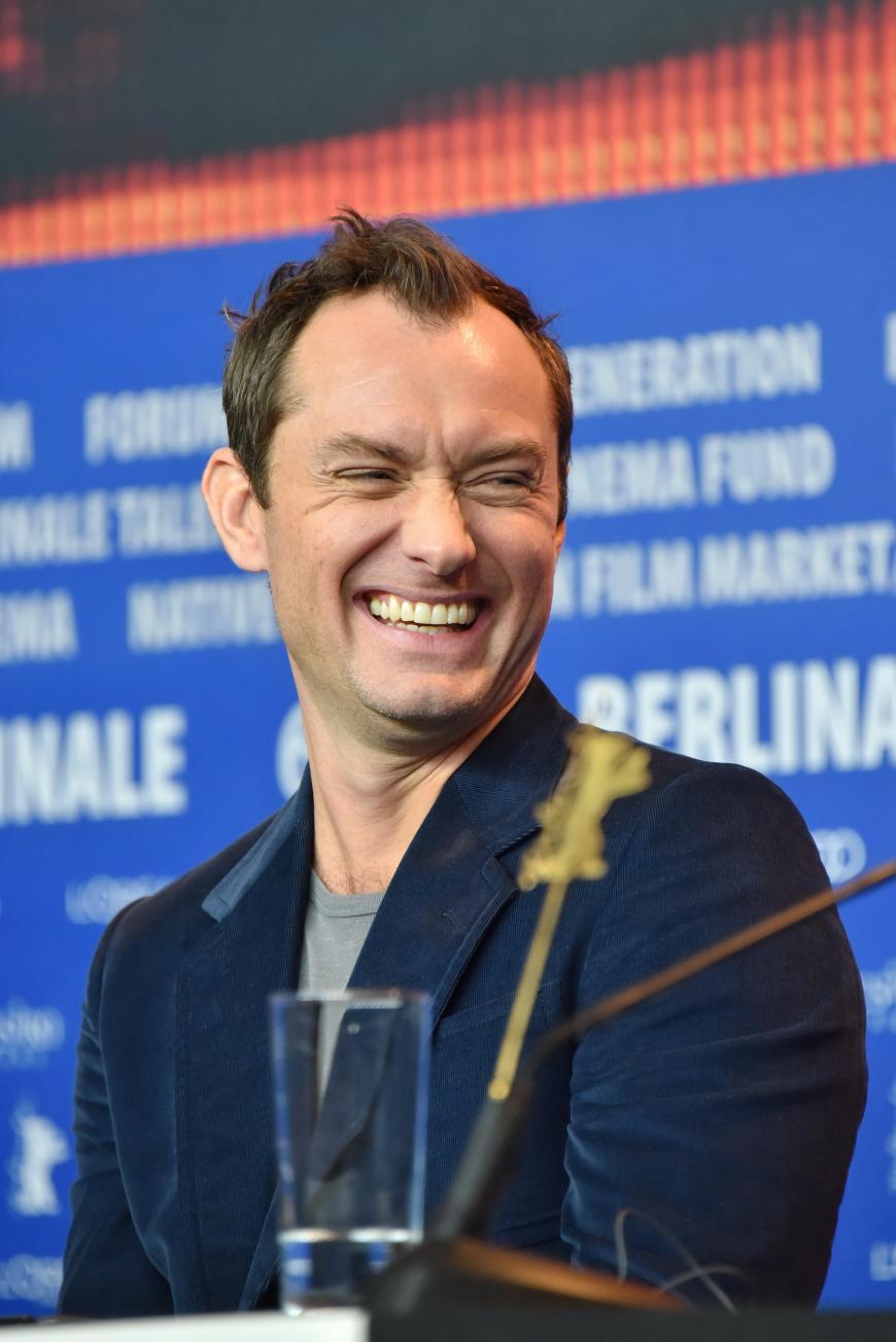 Gut gelaunt: Jude Law auf der Berlinale 2016