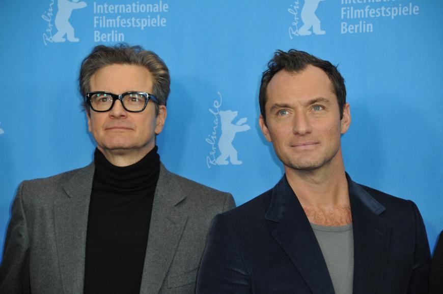 Colin Firth und Jude Law (r.)