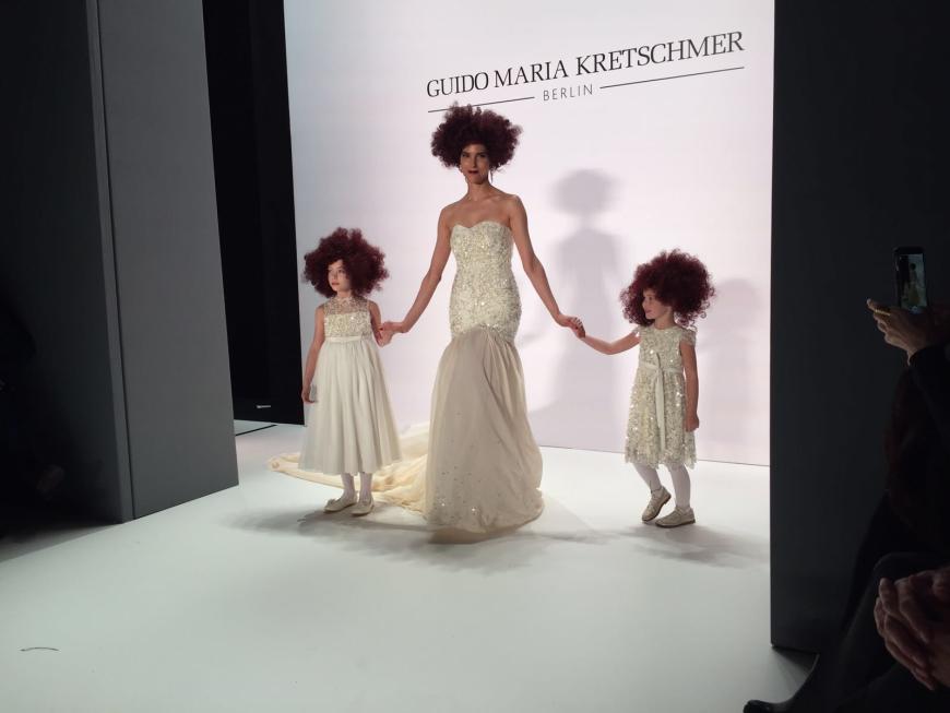 Ein Highlight waren die süßen Mini-Models!