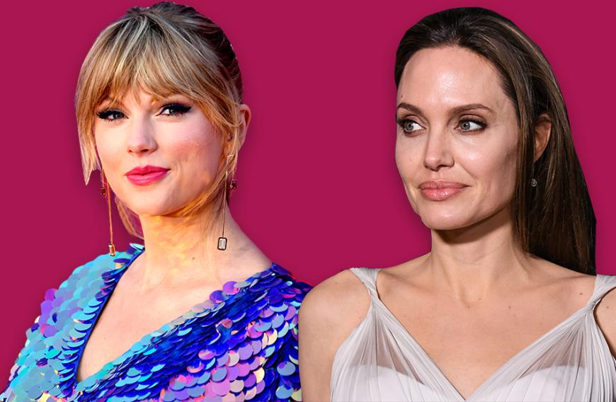 Sowohl Taylor Swift (l.) als auch Angelina Jolie haben einen sinnlichen Kussmund, um den sie Millionen von Frauen beneiden.