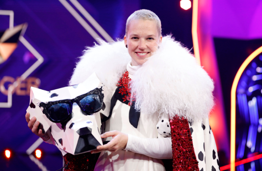 Stefanie Heinzmann musste als Erste ihre Maske fallen lassen.