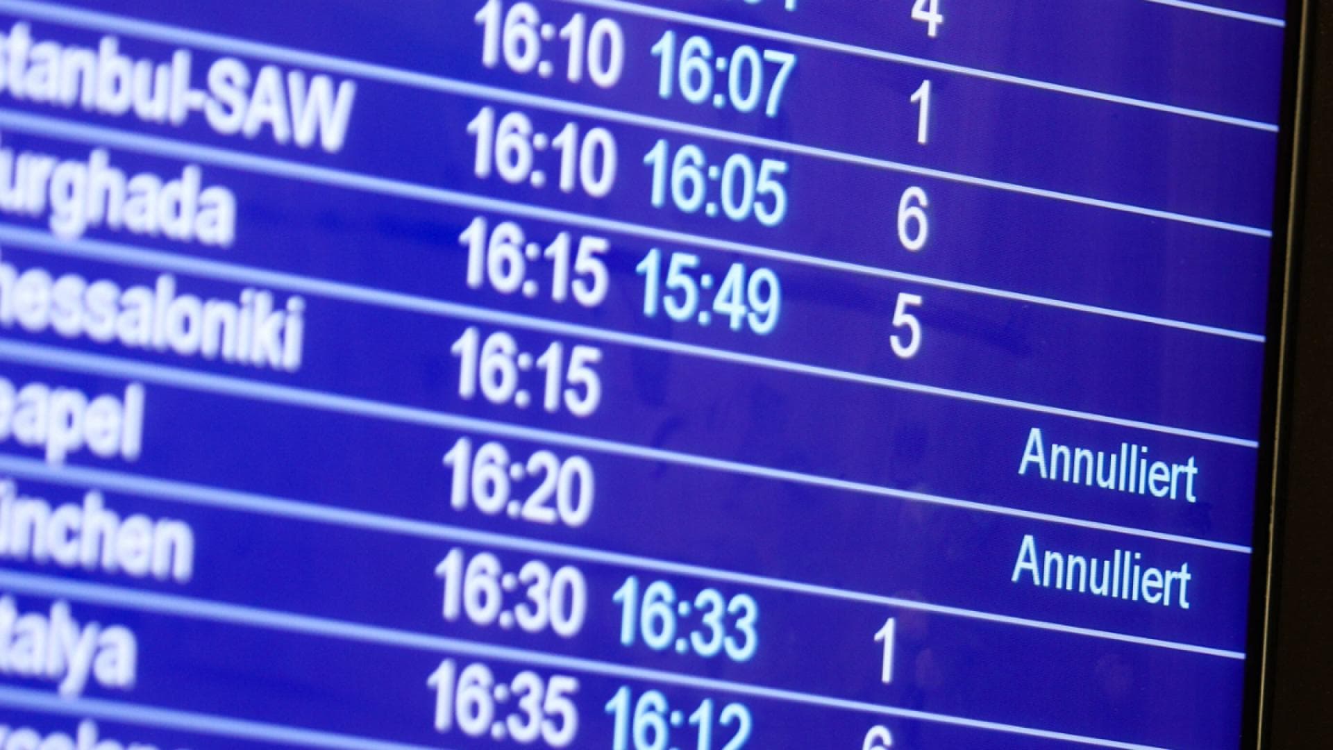 Flug annulliert: Was sind meine Rechte?