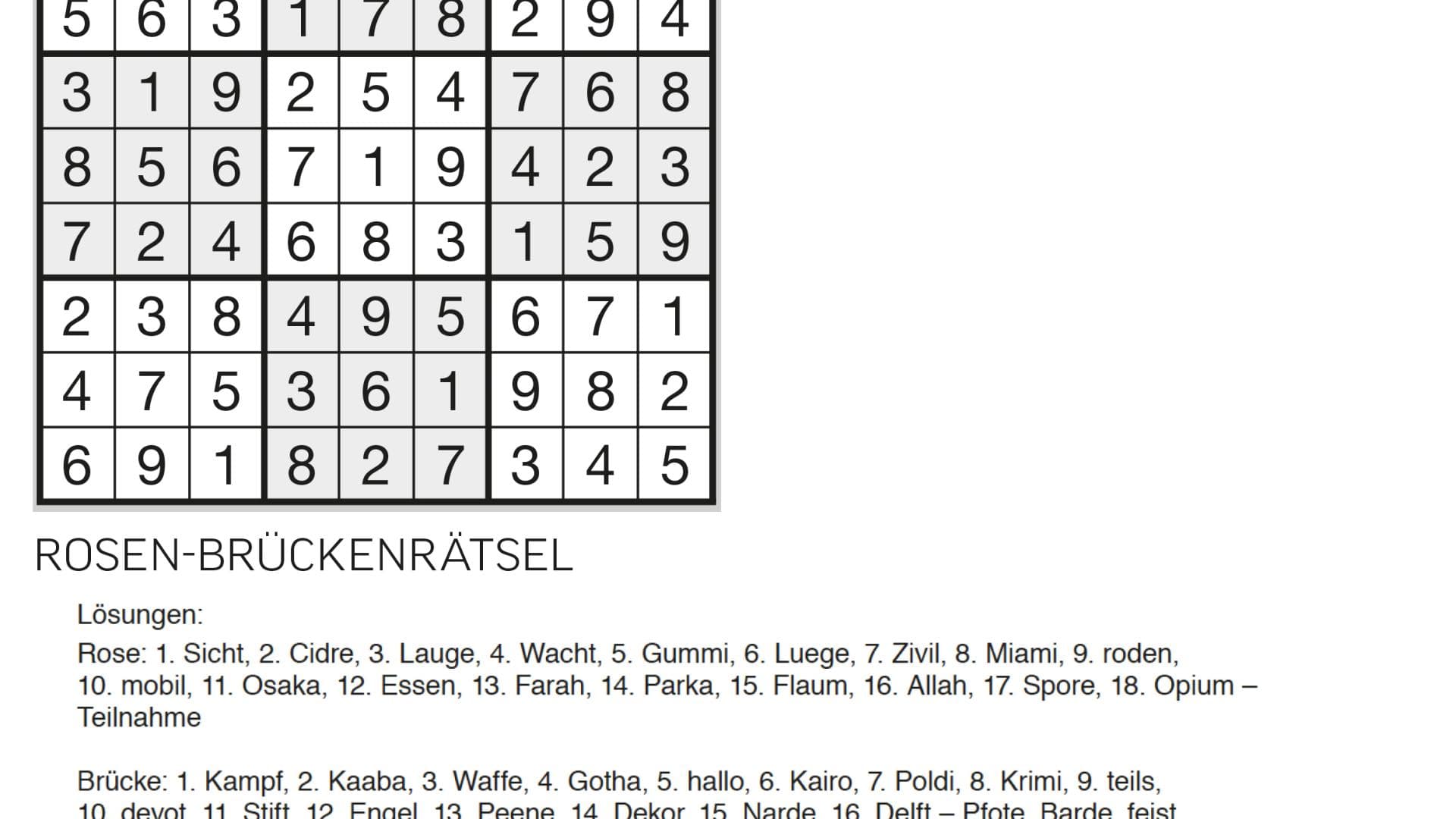 Sudoku Und Ratselauflosung Wenn ihnen das rätsel gefallen hat, dann versuchen sie sich doch mal am etwas leichteren motorradrätsel, am etwas schwereren blumenstraußrätsel oder an den anderen rätseln auf dieser webseite. sudoku und ratselauflosung