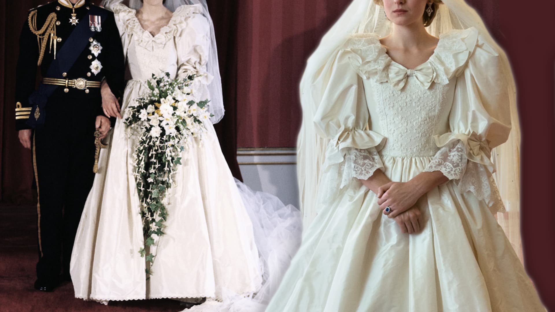 Prinzessin Diana Ihre The Crown Looks Und Die Originale