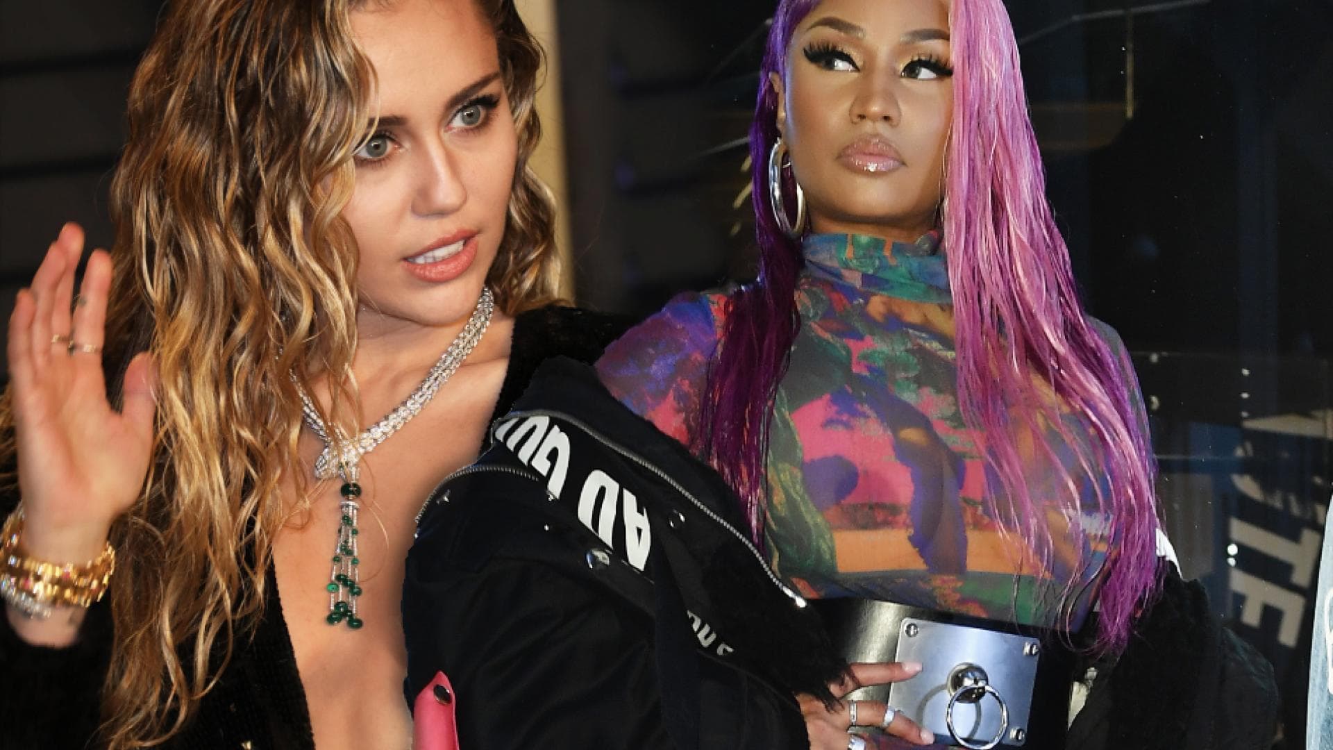 Nicki Minaj Fieser Diss gegen Miley Cyrus