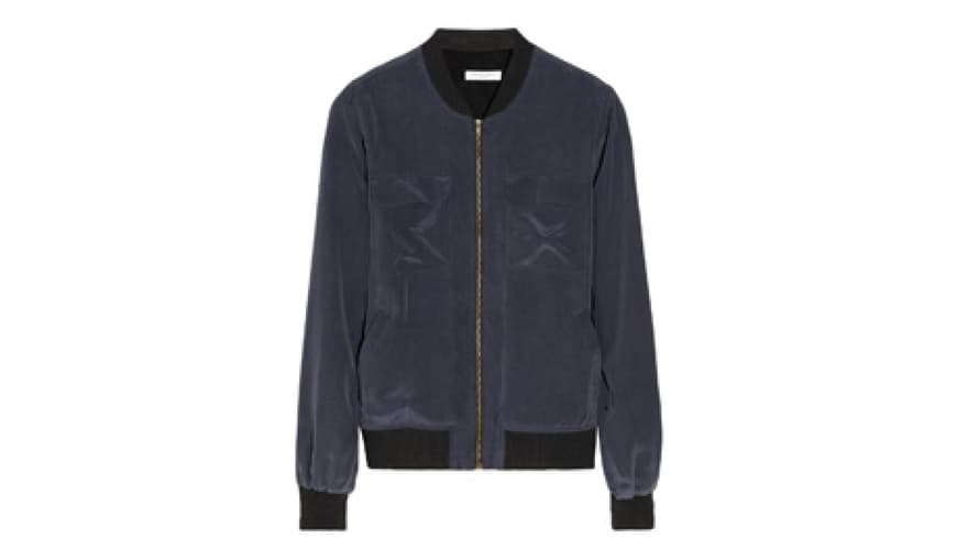 Must-Have auch für 2014: Bomberjacke von Equipment, jetzt 108 Euro Must-Have auch für 2014: Bomberjacke von Equipment, jetzt 108 Euro