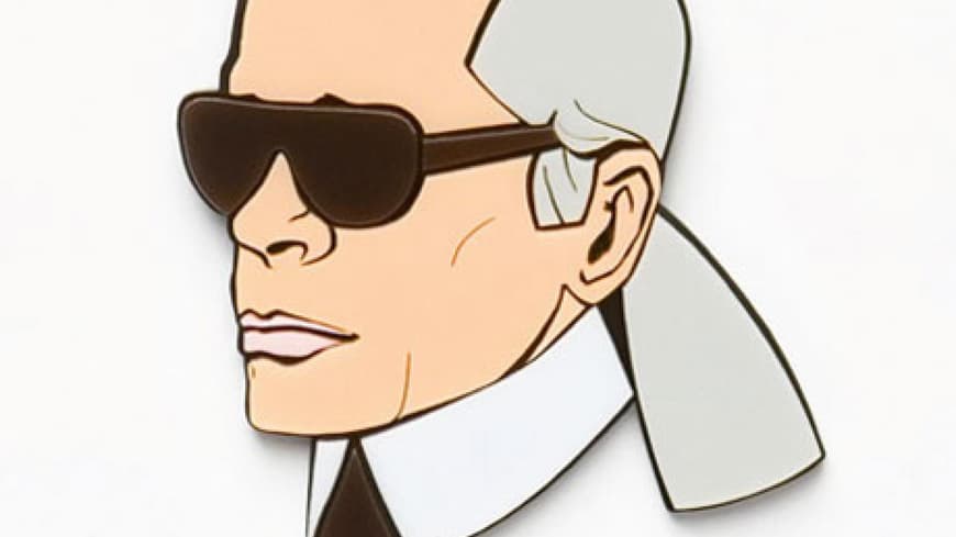 28. Juli 2012: Design-Guru Karl Lagerfeld macht auch als Miniatur-Brosche eine gute Figur! We like! Von Yazbukey über cabinet206.de, ca. 85 Euro 28. Juli 2012: Design-Guru Karl Lagerfeld macht auch als Miniatur-Brosche eine gute Figur! We like! Von Yazbukey über cabinet206.de, ca. 85 Euro