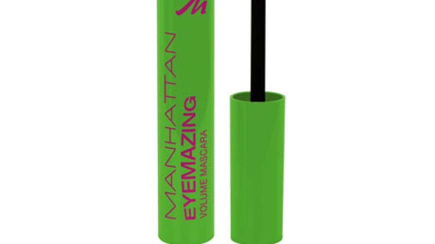 Klimper-Wimper-Fans aufgepasst: Manhattan erweitert sein Sortiment, um eine neue multifunktionale Mascara. Mega-Volumen oder toller Schwung? Mit der äußerlich knallgrünen Wimperntusche gelingt beides in einem. Erhältlich in schwarz und blau. Manhattan Eyemazing Mascara, 8 ml ca. 4 Euro Klimper-Wimper-Fans aufgepasst: Manhattan erweitert sein Sortiment, um eine neue multifunktionale Mascara. Mega-Volumen oder toller Schwung? Mit der äußerlich knallgrünen Wimperntusche gelingt beides in einem. Erhältlich in schwarz und blau. Manhattan Eyemazing Mascara, 8 ml ca. 4 Euro