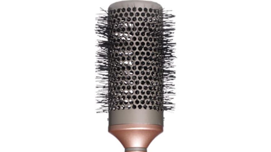 Diese Rundbürste zaubert im Handumdrehen Volumen und weiche Locken und ist mit Keratin-Proteinen angereichert. Das verleiht den Haaren einen tollen Glanz. Diese Rundbürste zaubert im Handumdrehen Volumen und weiche Locken und ist mit Keratin-Proteinen angereichert. Das verleiht den Haaren einen tollen Glanz.