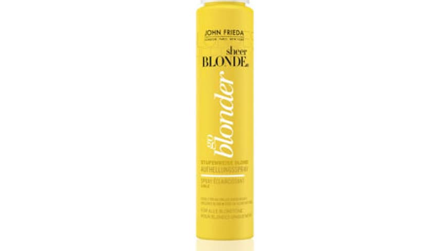 Blonds have more fun! Mit dem Aufhellungsspray wird man dank Citrus und Kamille um bis zu 5 Blondstufen heller. So steht dem versprochenen Spaß nichts mehr im Weg! Blonds have more fun! Mit dem Aufhellungsspray wird man dank Citrus und Kamille um bis zu 5 Blondstufen heller. So steht dem versprochenen Spaß nichts mehr im Weg!