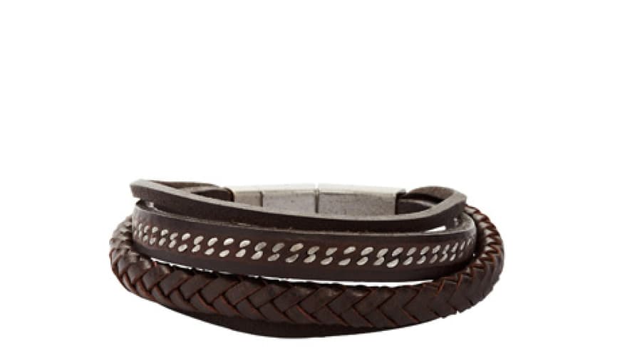 Ein Schmuckstück für den Mann. Von Fossil, ca. 70 Euro Ein Schmuckstück für den Mann. Von Fossil, ca. 70 Euro