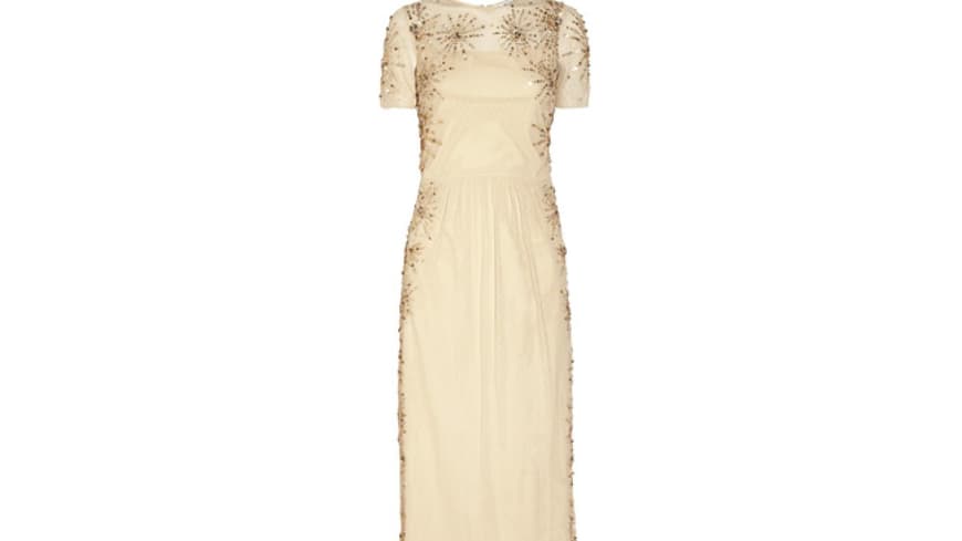 Knöchellanges Kleid mit Paillettenstickerei von Alice Temperley über net-a-porter.com, ca. 735 Euro Knöchellanges Kleid mit Paillettenstickerei von Alice Temperley über net-a-porter.com, ca. 735 Euro
