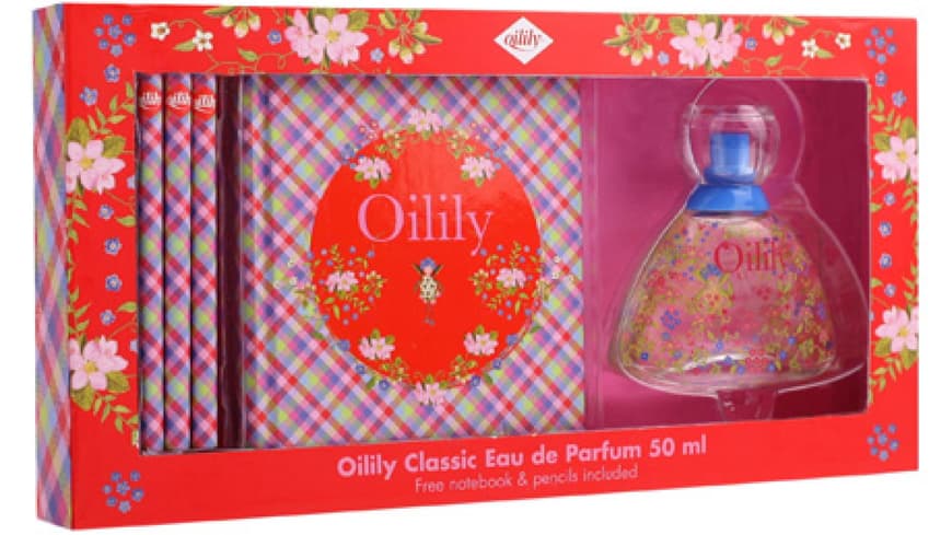 Zum Oilily Duft gibt es jetzt extra noch einen süßen Block und ein paar Stifte. Duftset von Oilily, ca. 30 Euro Zum Oilily Duft gibt es jetzt extra noch einen süßen Block und ein paar Stifte. Duftset von Oilily, ca. 30 Euro