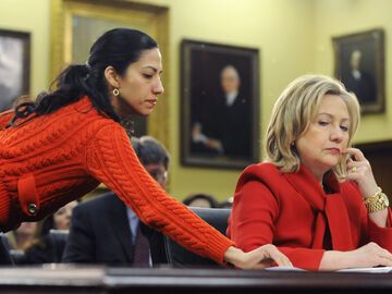 Huma Abedin arbeitet für Hilary Clinton
