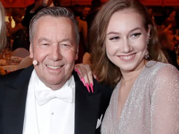 Roland und Annalen Kaiser glücklich