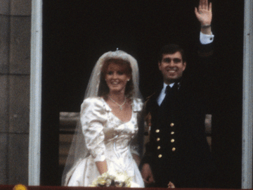 "Fergie" Sarah Ferguson heiratet 1986 Prinz Andrew