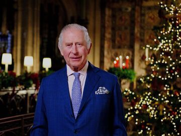König Charles III. hält seine erste Weihnachtsrede.
