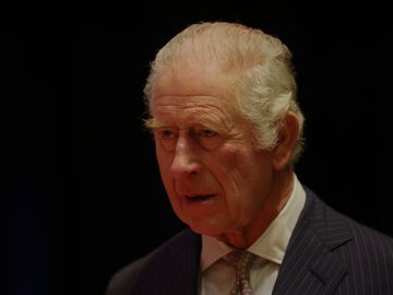 König Charles III. in London, 2022.