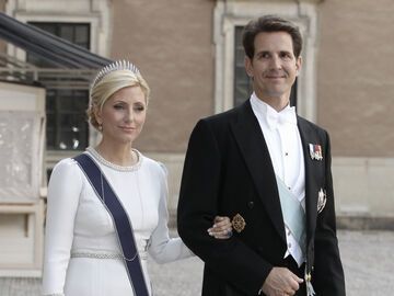 Kronprinz Pavlos mit seiner Frau Marie Chantal.